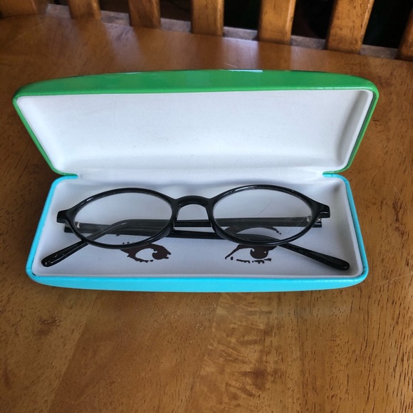 Kate spade blue and green eyeglass case - Picture 2 of 4